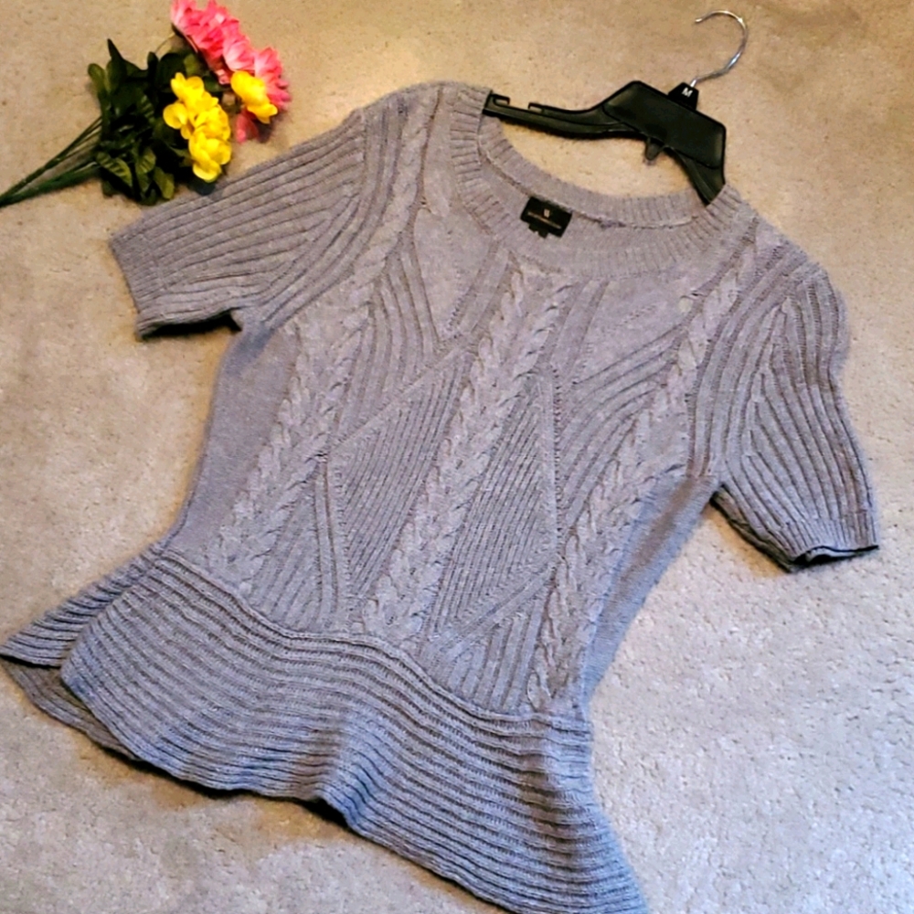Grey Peplum Top!